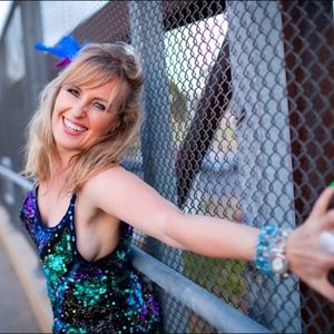 Cocktail dress with all over sequins